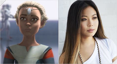 who plays omega in bad batch|michelle ang star wars.